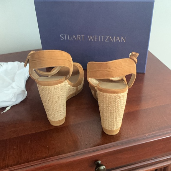 Authentic Stewart Weitzman women’s wedge sandal size8M only worn once - Picture 5 of 16